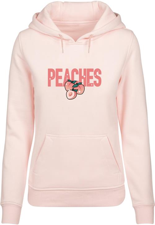 Mister Tee Sweatshirt 'Peaches'  smaragd / lyserød / hindbær / sort