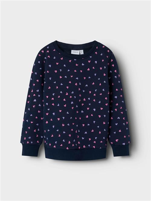 NAME IT Sweatshirt 'Davina'  safir / lilla / lys pink