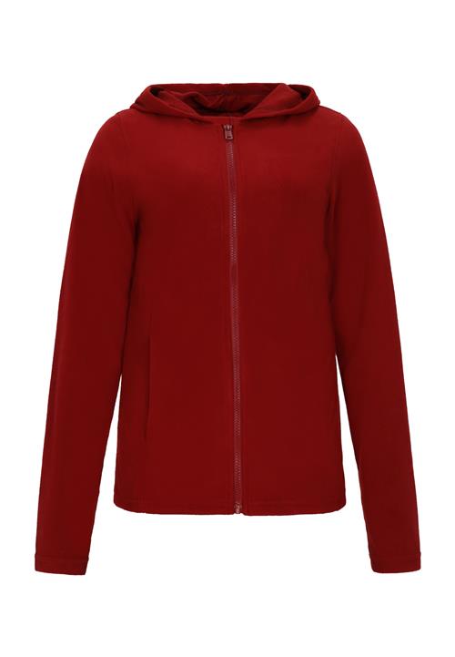 Colina Fleecejakke  carminrød