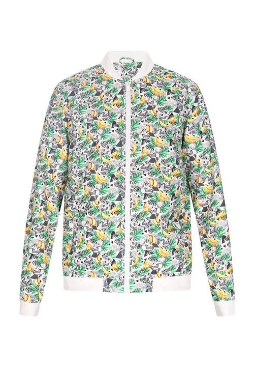 Exide Overgangsjakke  gul / mørkegrå / græsgrøn / hvid