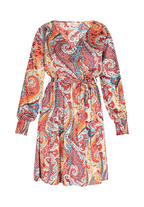 usha FESTIVAL Sommerkjole  lyseblå / orange / rød / hvid