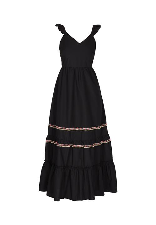 IZIA Kjole  blandingsfarvet / sort