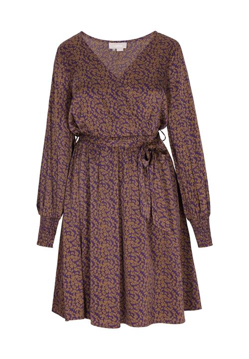 Usha Kjole  camel / aubergine