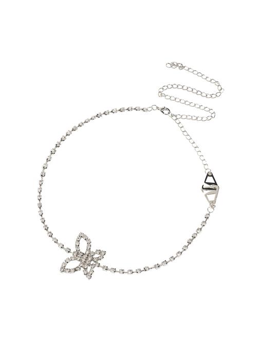 SOHI Kæde 'Mildredd'  sølv / transparent