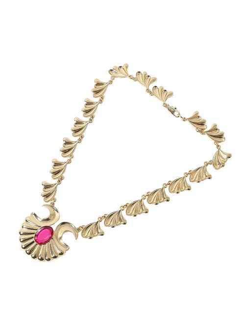 SOHI Kæde 'Marge'  guld / purpur