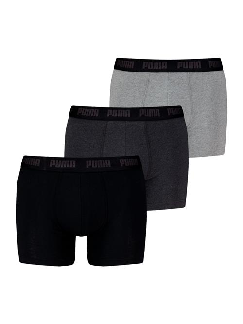 PUMA Boksershorts  grå / sort