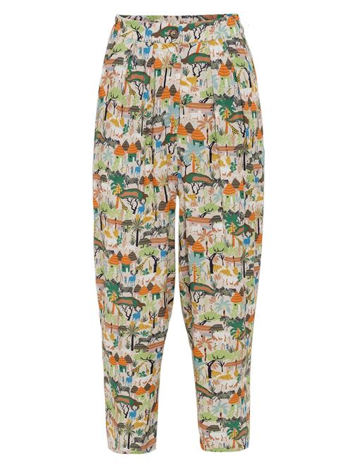 Anou Anou Bukser med lægfolder  blandingsfarvet