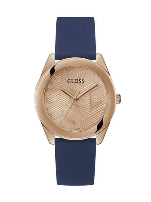GUESS Analogt ur  navy / guld