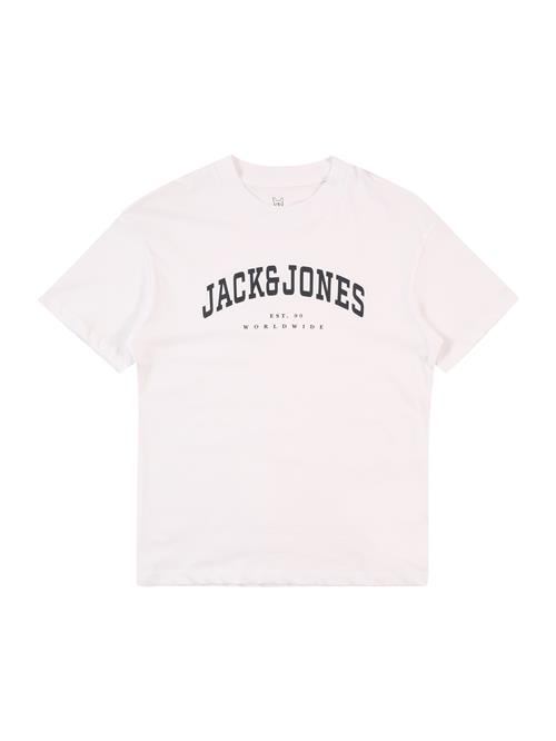 Jack & Jones Junior Shirts 'JJECaleb'  sort / hvid