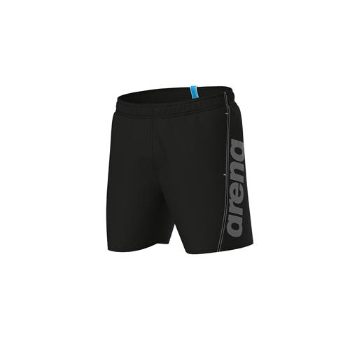 ARENA Boardshorts 'FUNDAMENTALS  LOGO BOXER'  sort / hvid