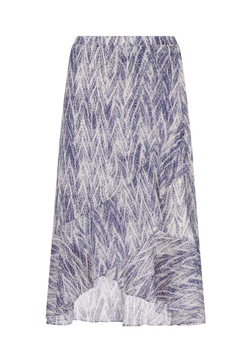 faina Nederdel  mørkelilla / hvid