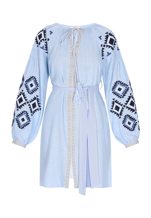 usha FESTIVAL Sommerkjole  navy / lyseblå / hvid