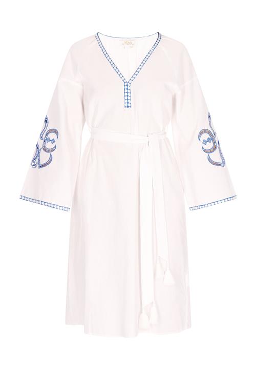 usha FESTIVAL Kjole 'Festival'  blå / hvid