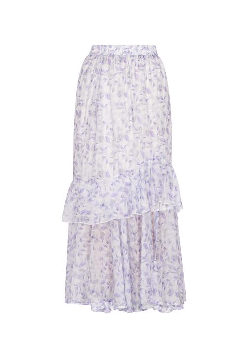 DreiMaster Vintage Nederdel  lilla / hvid