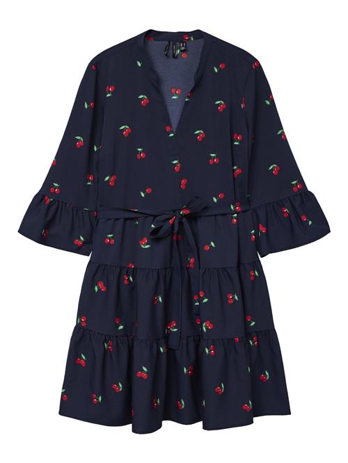 VERO MODA Kjole 'ZERA'  blå / grøn / rød