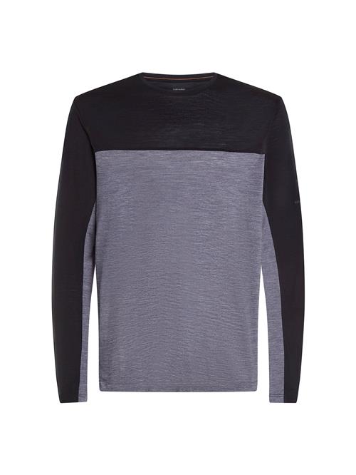 ICEBREAKER Funktionsskjorte  grå-meleret / sort