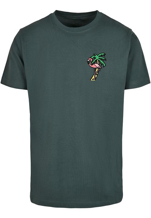 Mister Tee Bluser & t-shirts 'Flamingo'  gul / grøn / mørkegrøn / gammelrosa