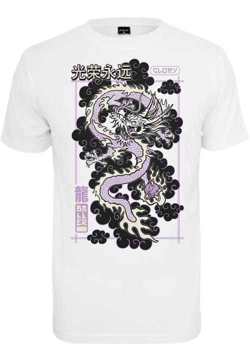 Mister Tee Bluser & t-shirts 'Glory Dragon'  lilla / sort / hvid