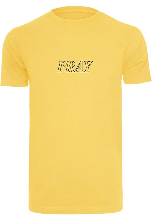 Mister Tee Bluser & t-shirts 'Pray Hands'  gul / sort