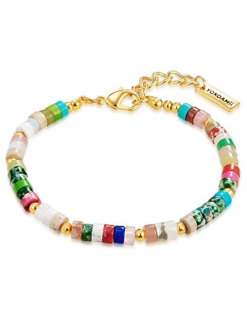 Yokoamii Armbånd  gylden gul / blandingsfarvet