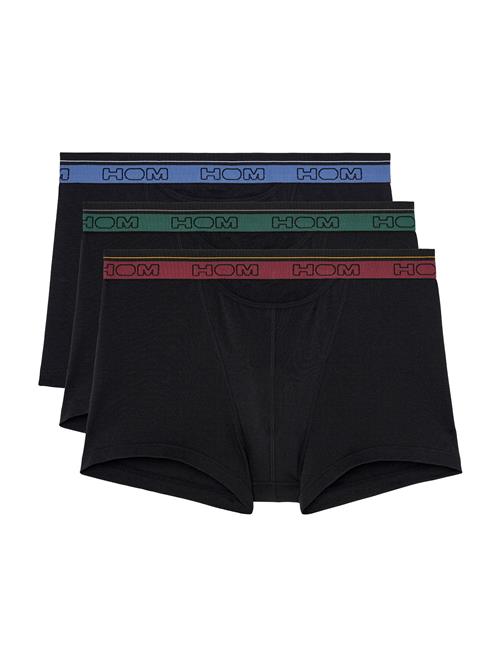 HOM Boksershorts 'Tiago'  safir / mørkegrøn / vinrød / sort