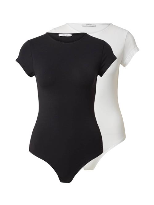 ABOUT YOU Shirtbody 'Ellinor'  sort / hvid