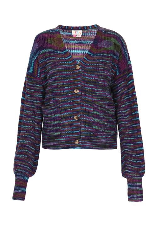IZIA Cardigan  marin / azur / oliven / lilla