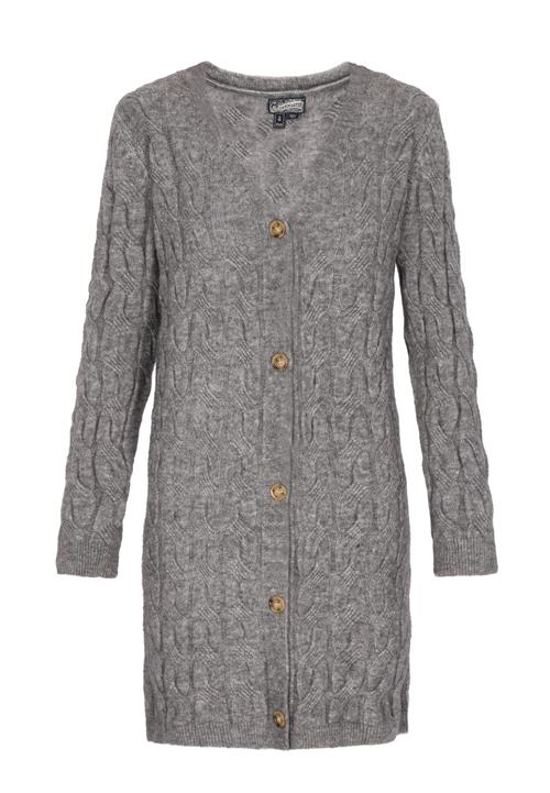 DreiMaster Vintage Cardigan  grå-meleret