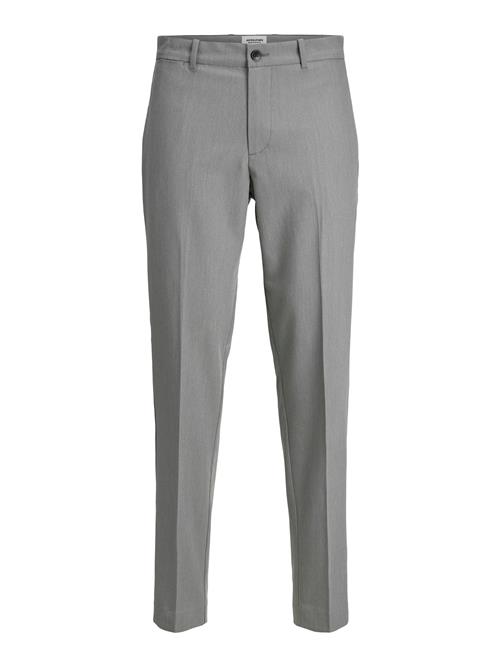 JACK & JONES Bukser med fals 'Jstace Leo'  grå-meleret