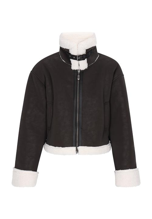 DreiMaster Vintage Vinterjakke  antracit / hvid