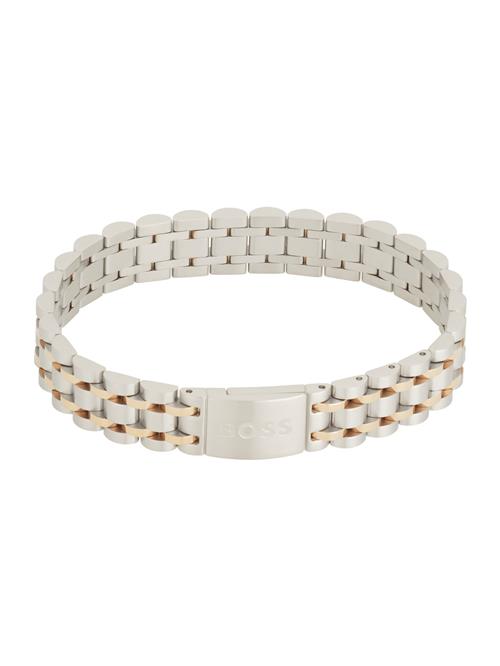 BOSS Armbånd 'OWAN'  guld / sølv