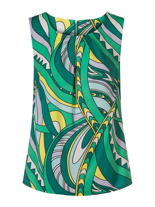 heine Bluse  champagne / dueblå / grøn / græsgrøn