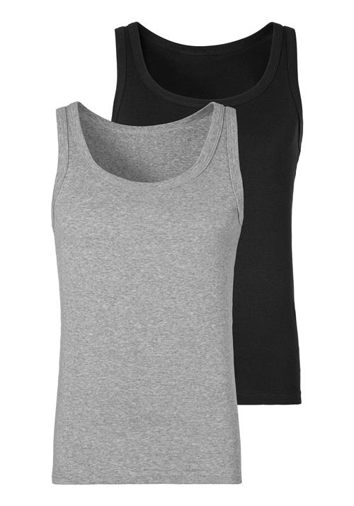 H.I.S Undertrøje  grå-meleret / sort