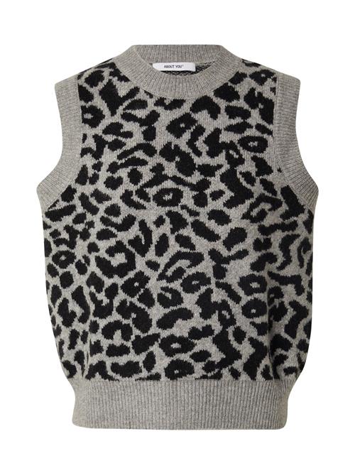 ABOUT YOU Pullover 'Mirell'  grå / sort