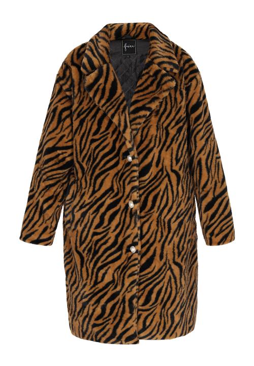 faina Overgangsfrakke  mørkebrun / sort