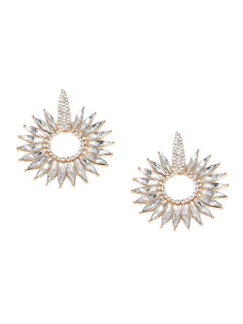 SOHI Øreringe 'Nurbi'  guld / sølv