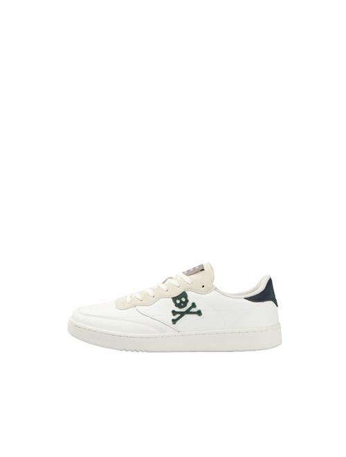Scalpers Sneaker low 'Ford'  lysebeige / mørkegrøn / sort / offwhite