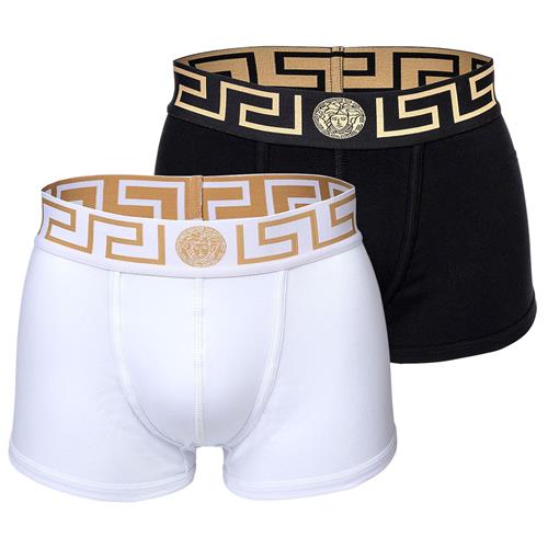 VERSACE Boksershorts  lysebrun / sort / offwhite