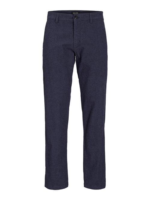 JACK & JONES Lærredsbukser 'JHWKane JJLouis'  marin