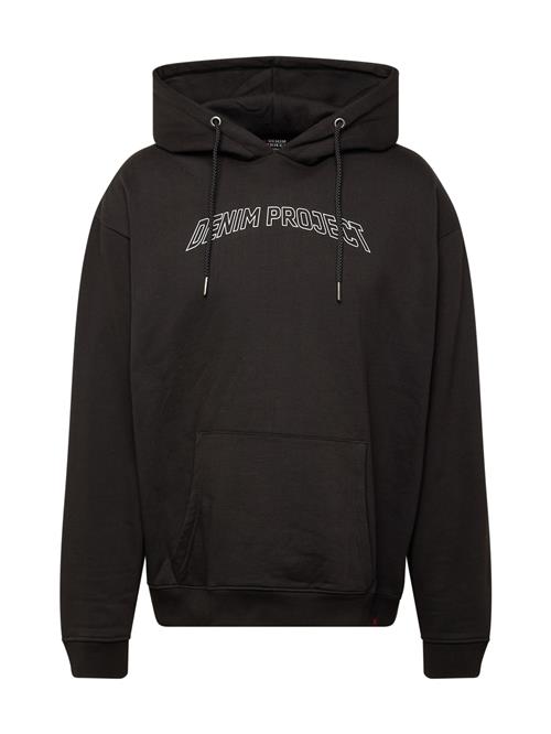 Denim Project Sweatshirt 'Clean'  sort / hvid