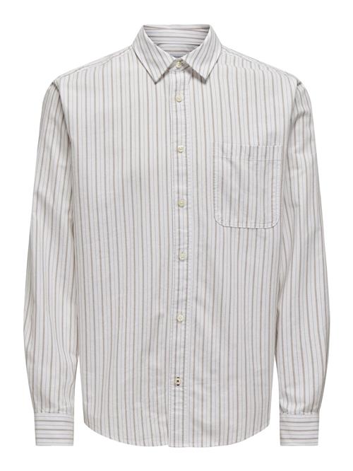 Only & Sons Skjorte 'ONSDrake'  lyseblå / hvid