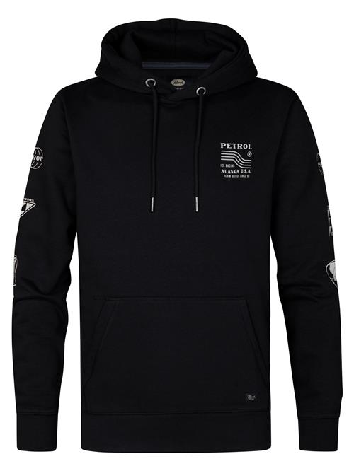 Petrol Industries Sweatshirt 'Hubbard'  sort / hvid