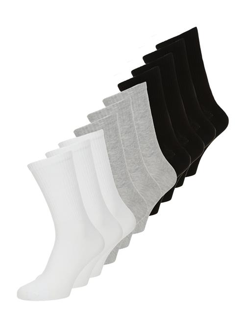 ABOUT YOU Sokker 'Emil'  grå-meleret / sort / hvid