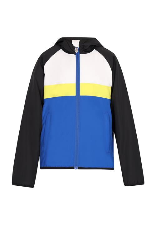 myMo ATHLSR Overgangsjakke  royalblå / lysegul / sort / hvid