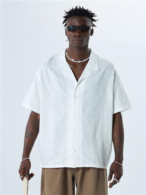 VAMOS CLO Skjorte  ecru