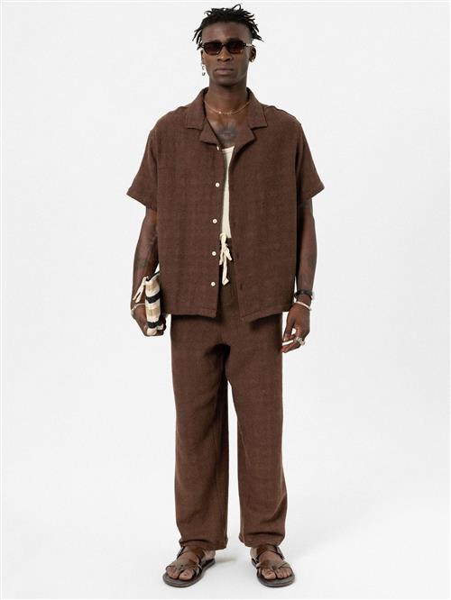 VAMOS CLO Skjorte  brun