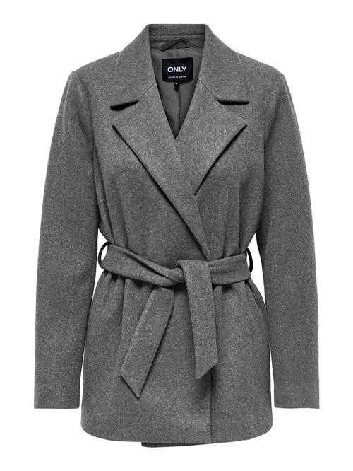 ONLY Overgangsfrakke 'ALVILDA'  grå-meleret