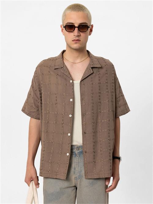 VAMOS CLO Skjorte  brun