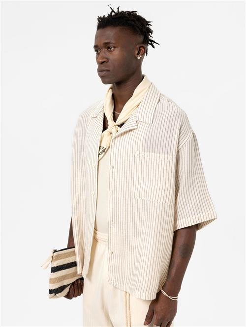 VAMOS CLO Skjorte  lysebeige