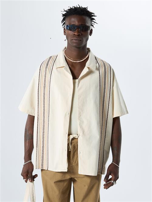 VAMOS CLO Skjorte  beige